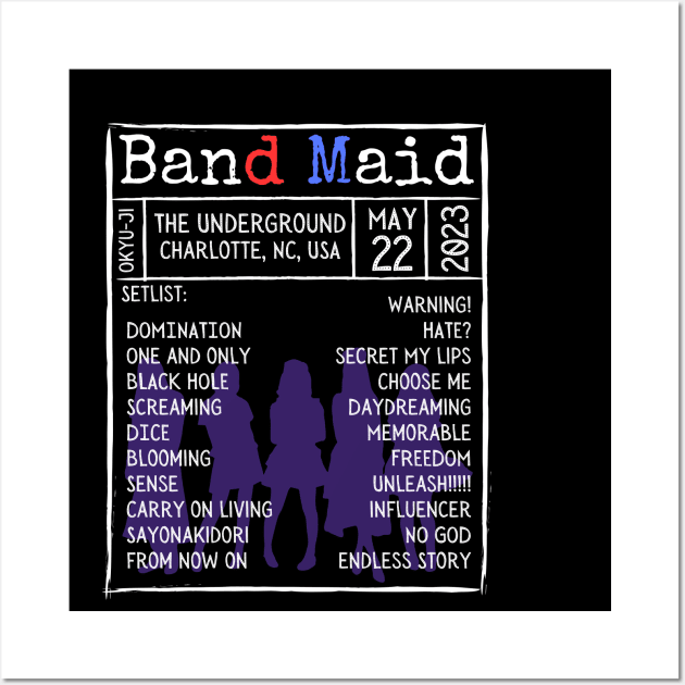 Band Maid Charlotte May 2023 Wall Art by Daz Art & Designs